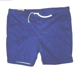NWT Goodfellow & Co Men's 8" Everday Pull-On Shorts Blue XXL